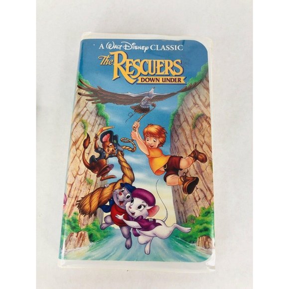 2 DIsney The Rescuers & The Rescuers Down Under Black Diamond Classics VHS Tapes - Picture 5 of 7